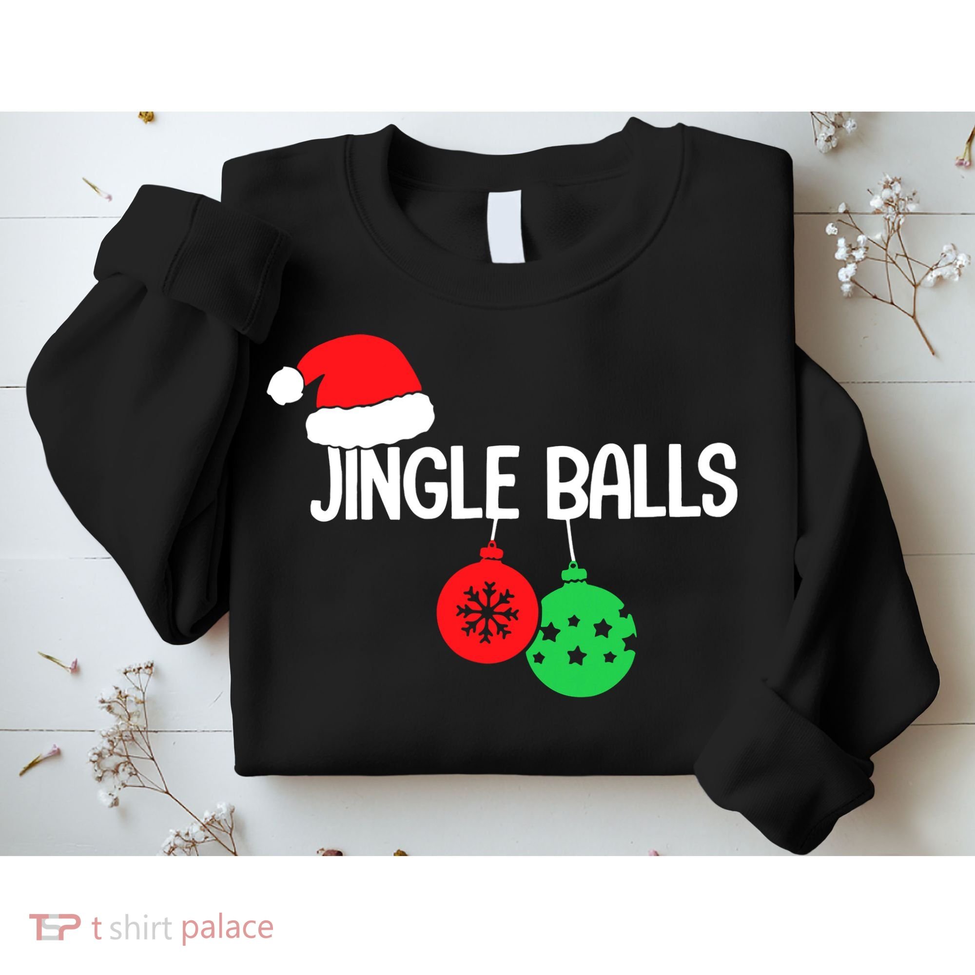 Jingle Balls Christmas  Matching Couple Chestnuts Sweatshirt
