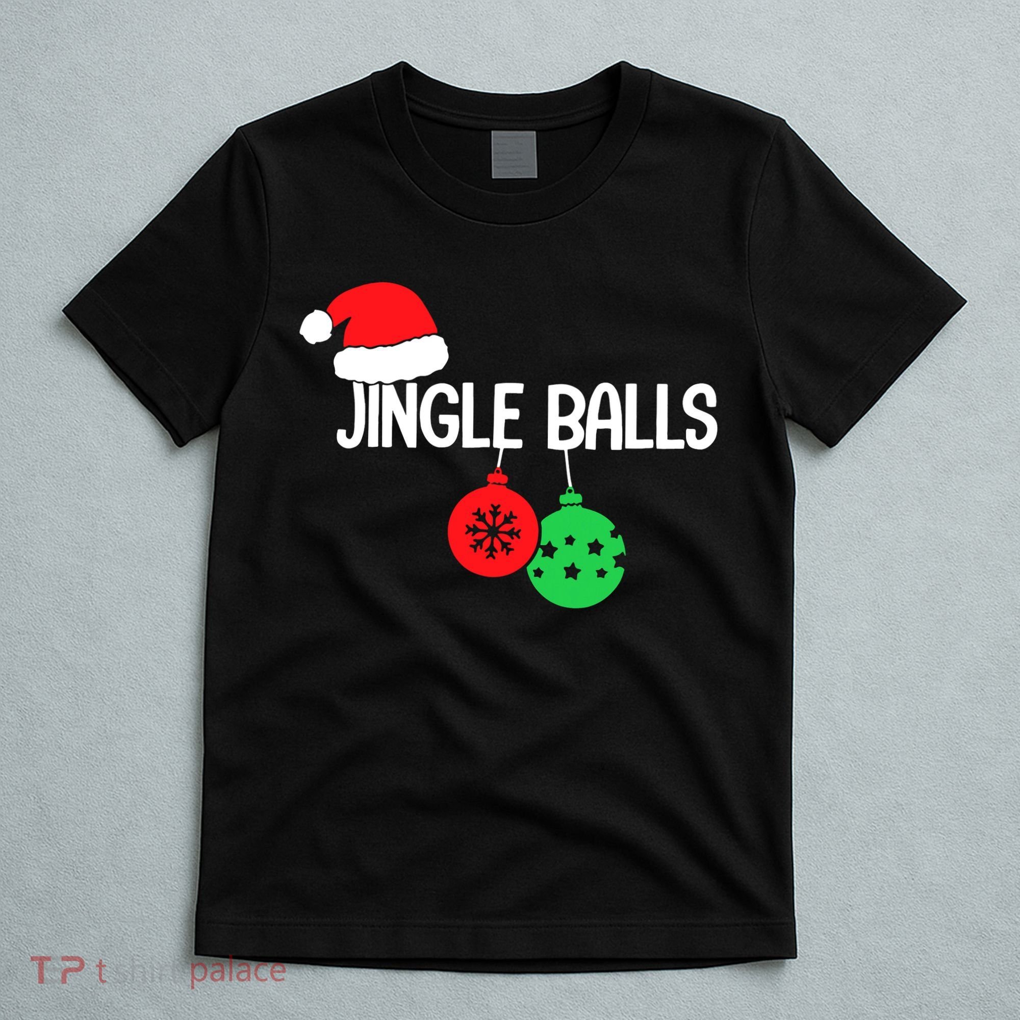 Jingle Balls Christmas  Matching Couple Chestnuts T-Shirt