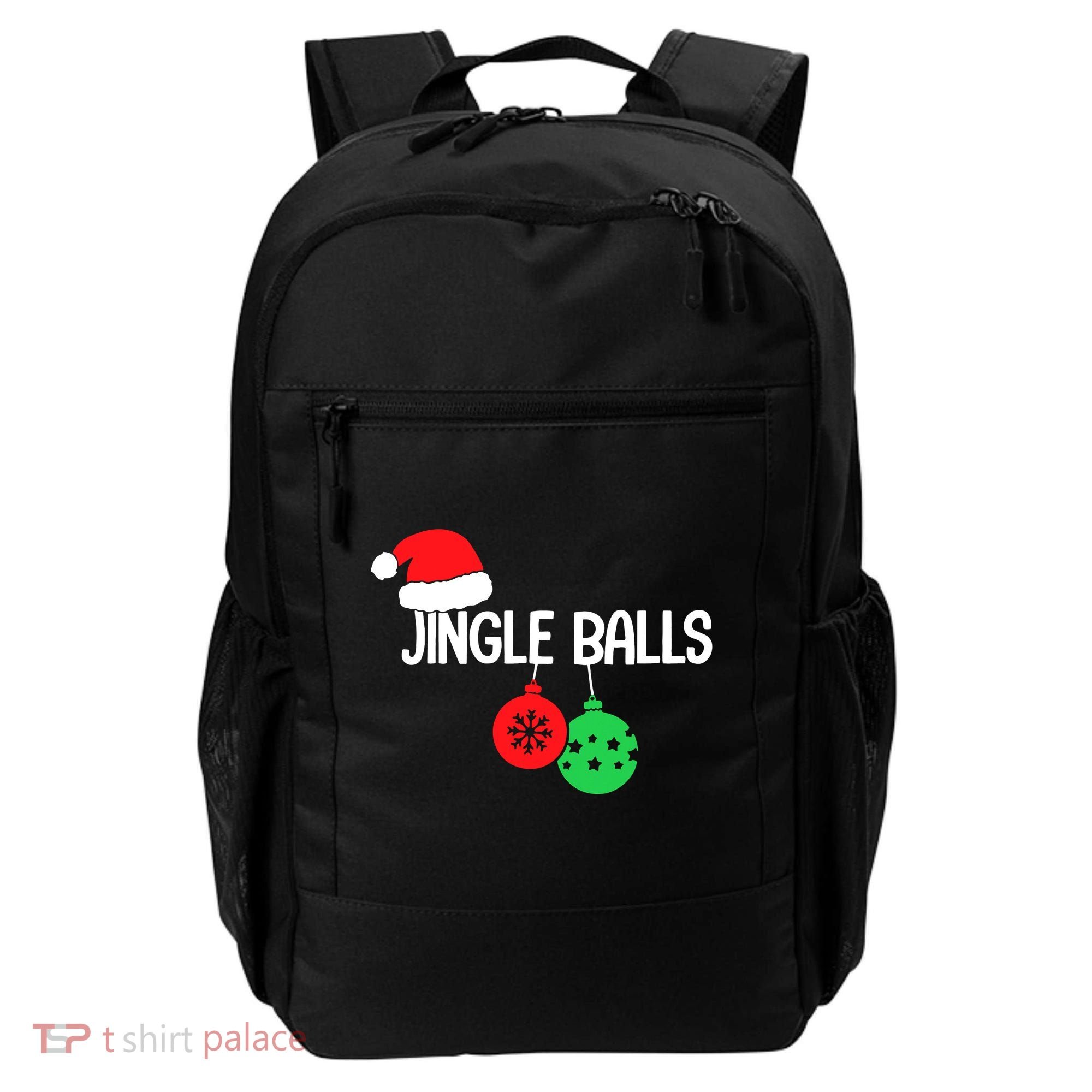Jingle Balls Christmas  Matching Couple Chestnuts Backpack