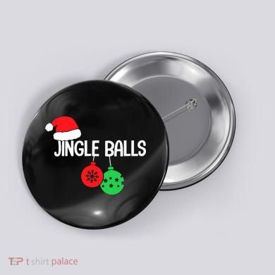 Jingle Balls Christmas  Matching Couple Chestnuts Button