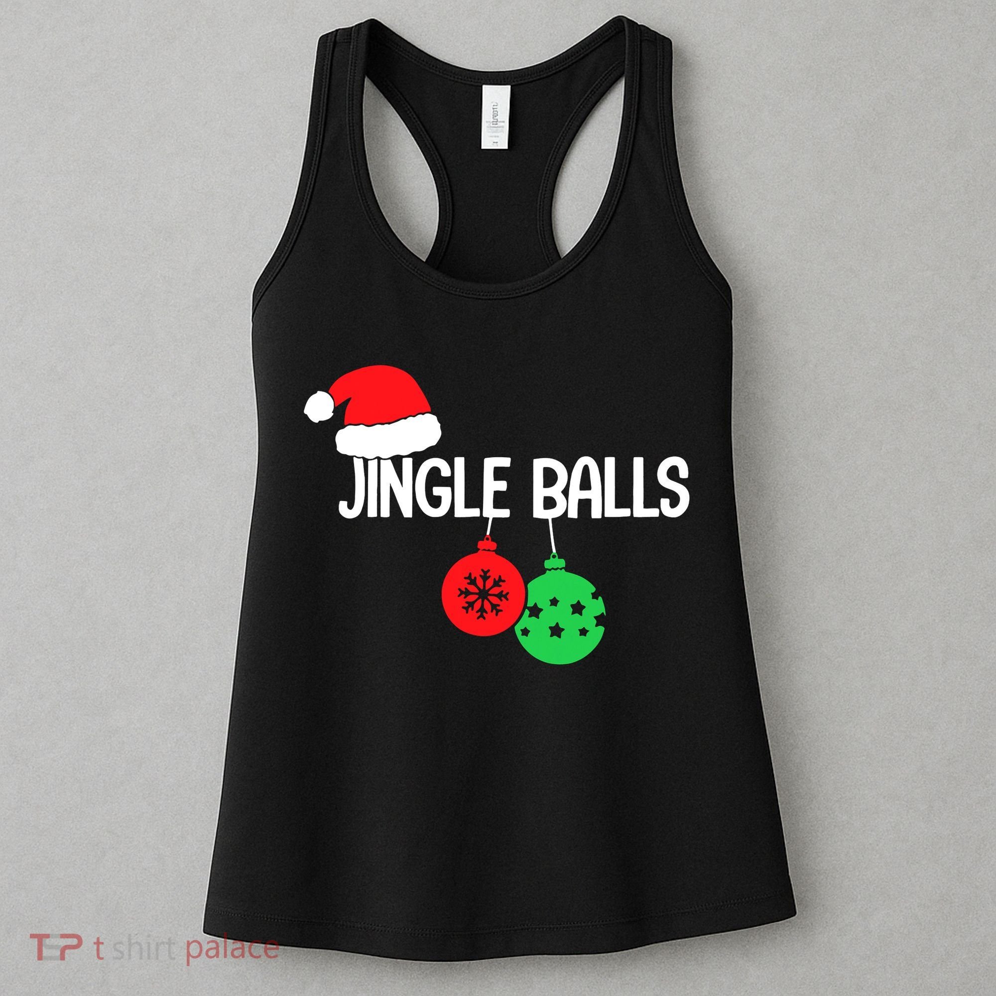 Jingle Balls Christmas  Matching Couple Chestnuts Women's Tank Top