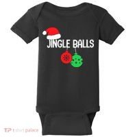 Jingle Balls Christmas  Matching Couple Chestnuts Baby Bodysuit thumb 0