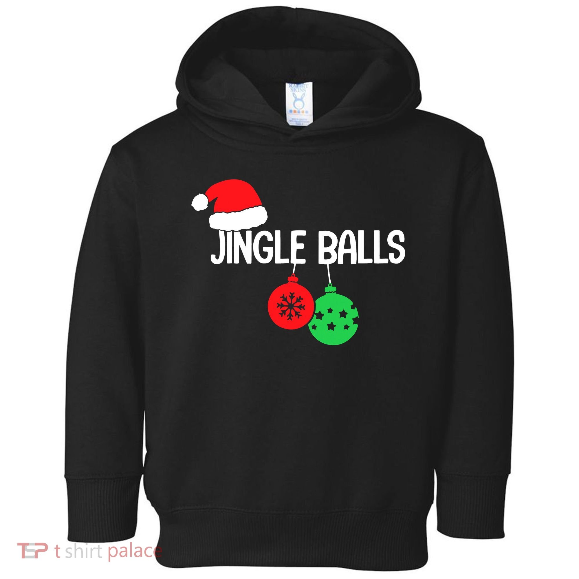 Jingle Balls Christmas  Matching Couple Chestnuts Toddler Hoodie