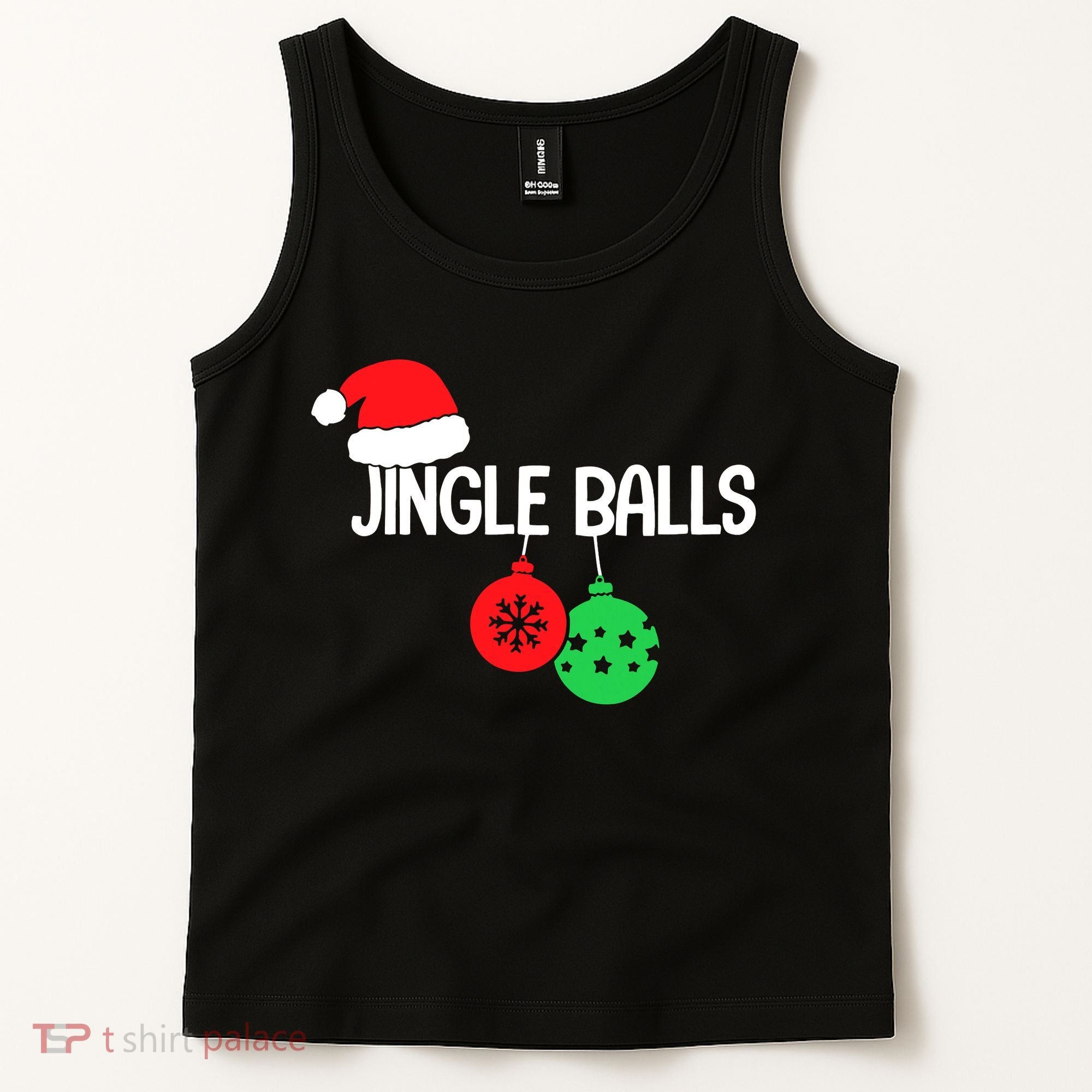 Jingle Balls Christmas  Matching Couple Chestnuts Tank Top