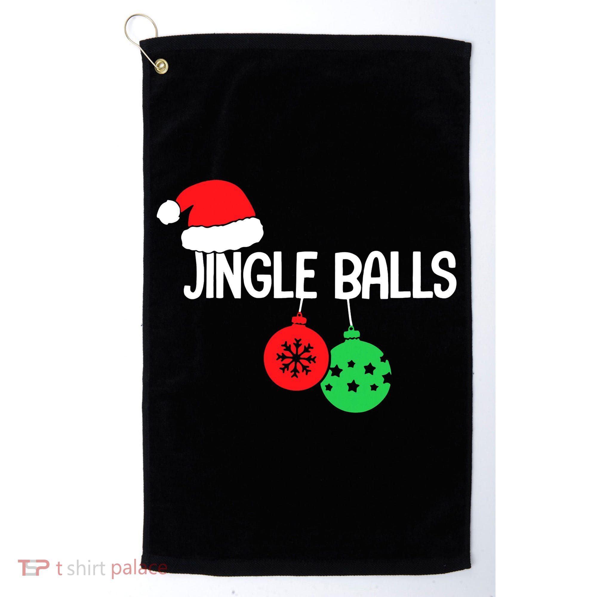 Jingle Balls Christmas  Matching Couple Chestnuts Golf Towel