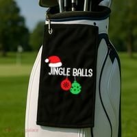 Jingle Balls Christmas  Matching Couple Chestnuts Golf Towel thumb 2