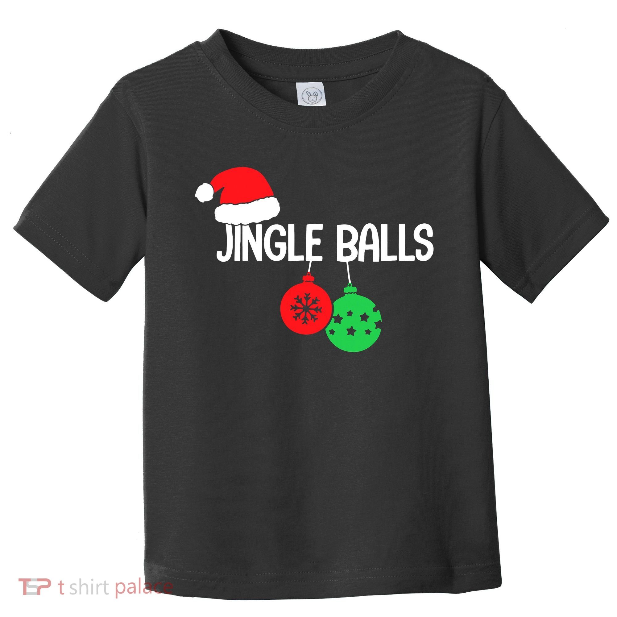 Jingle Balls Christmas  Matching Couple Chestnuts Toddler T-Shirt