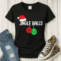 Jingle Balls Christmas  Matching Couple Chestnuts Women's T-Shirt thumb 3