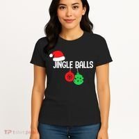 Jingle Balls Christmas  Matching Couple Chestnuts Women's T-Shirt thumb 4