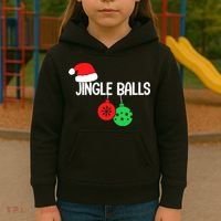Jingle Balls Christmas  Matching Couple Chestnuts Kids Hoodie thumb 3