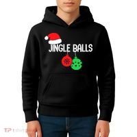 Jingle Balls Christmas  Matching Couple Chestnuts Kids Hoodie thumb 4