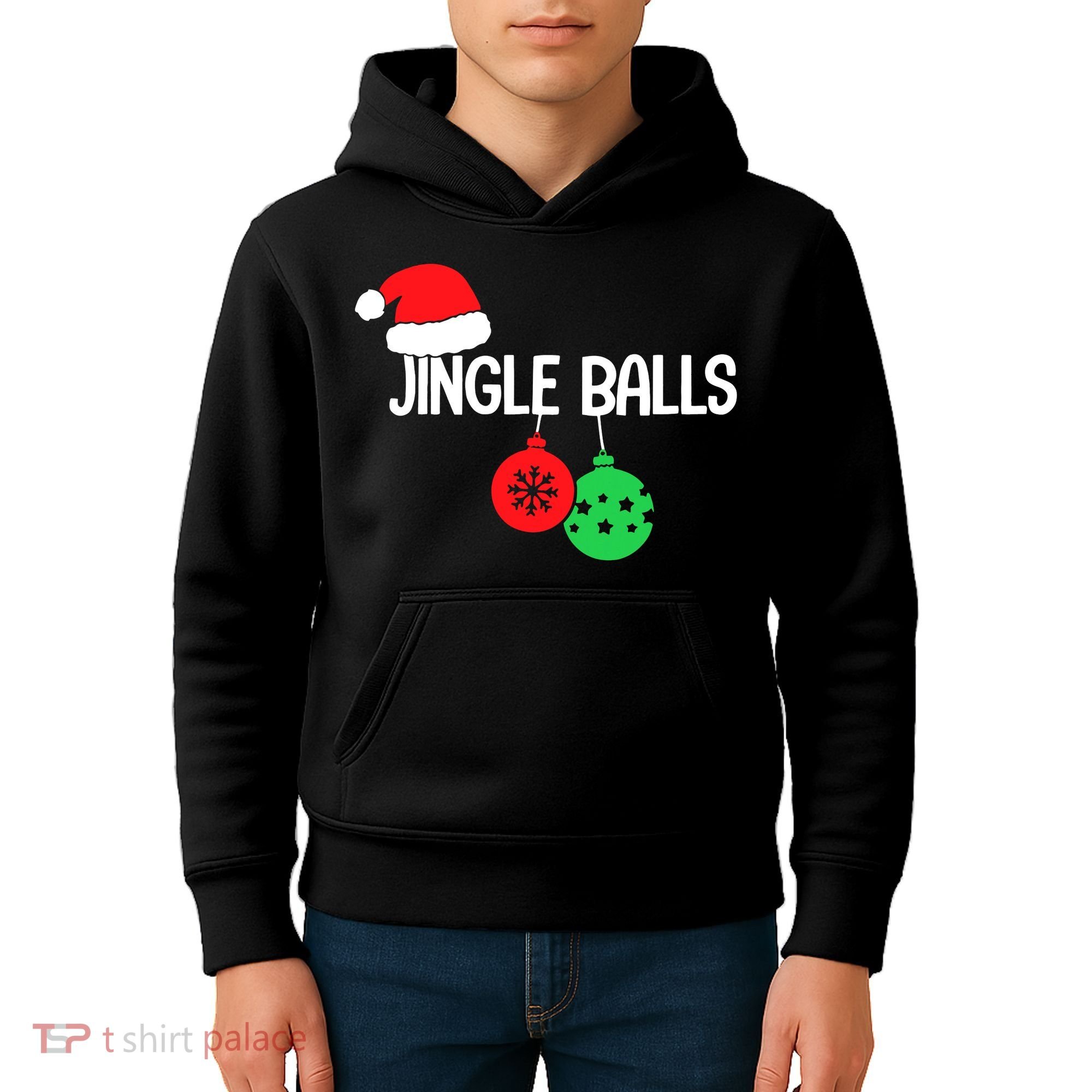 Jingle Balls Christmas  Matching Couple Chestnuts Kids Hoodie