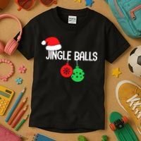 Jingle Balls Christmas  Matching Couple Chestnuts Kids T-Shirt thumb 3