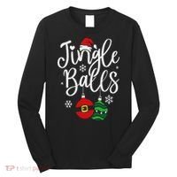Jingle Balls Christmas Chest Nuts Matching Couple Chestnuts Long Sleeve Shirt thumb 0