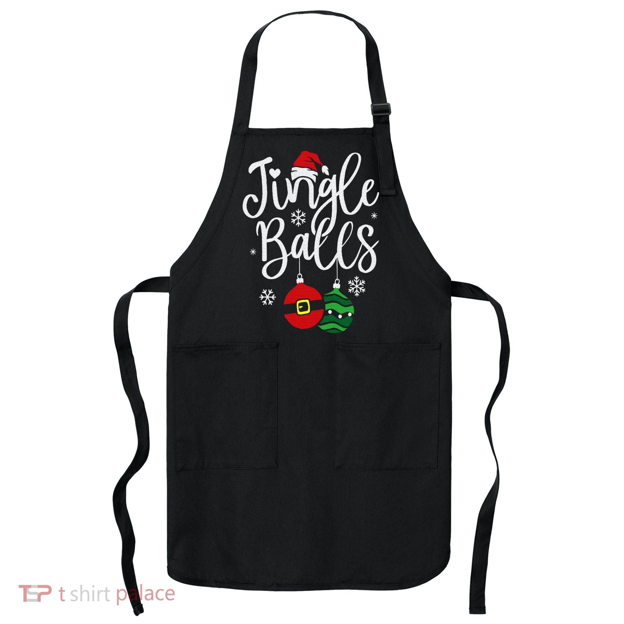 Jingle Balls Christmas Chest Nuts Matching Couple Chestnuts Apron