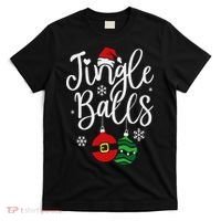 Jingle Balls Christmas Chest Nuts Matching Couple Chestnuts T-Shirt thumb 0