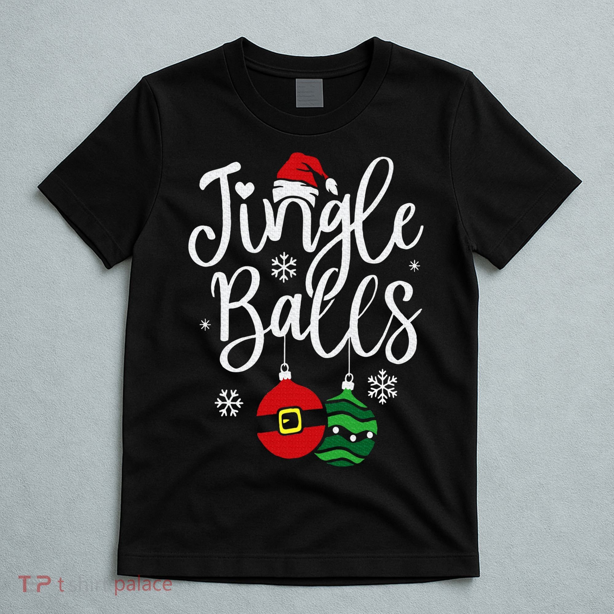 Jingle Balls Christmas Chest Nuts Matching Couple Chestnuts T-Shirt