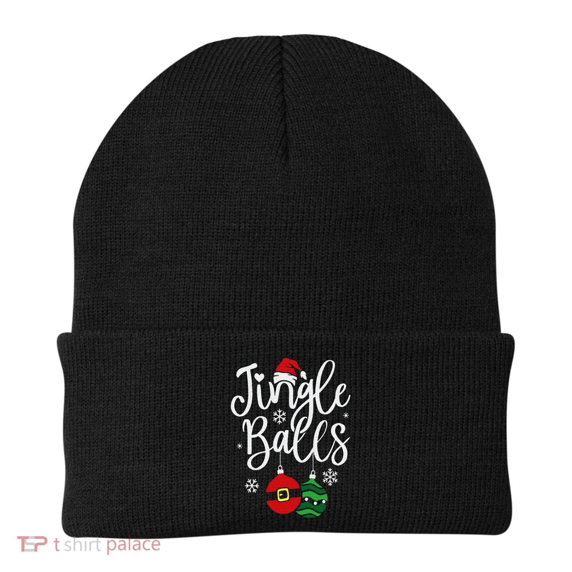 Jingle Balls Christmas Chest Nuts Matching Couple Chestnuts Beanie