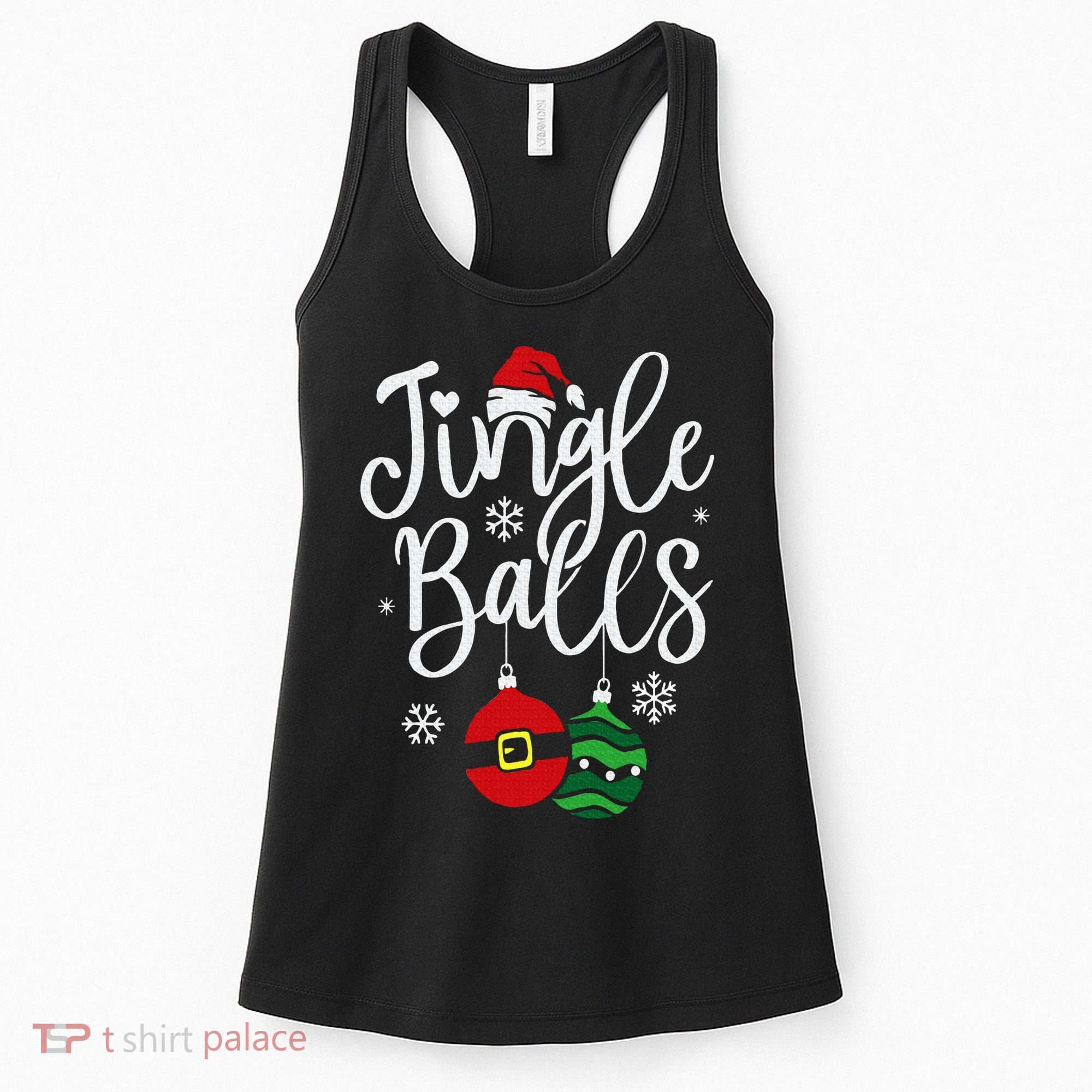 Jingle Balls Christmas Chest Nuts Matching Couple Chestnuts Women's Tank Top
