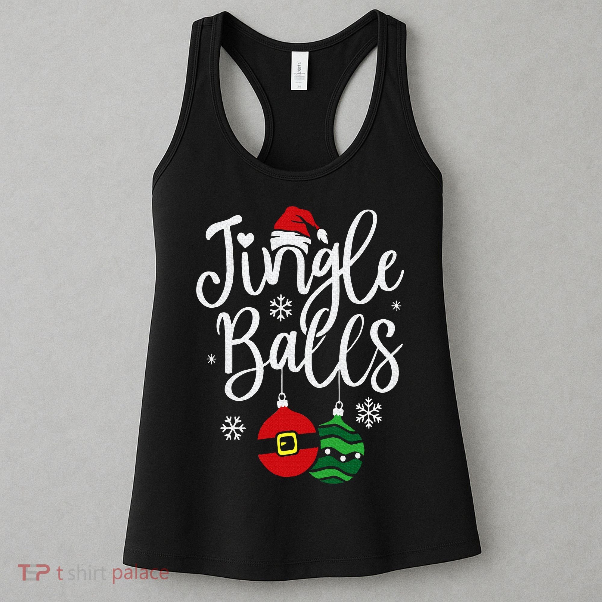 Jingle Balls Christmas Chest Nuts Matching Couple Chestnuts Women's Tank Top