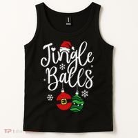Jingle Balls Christmas Chest Nuts Matching Couple Chestnuts Tank Top thumb 2
