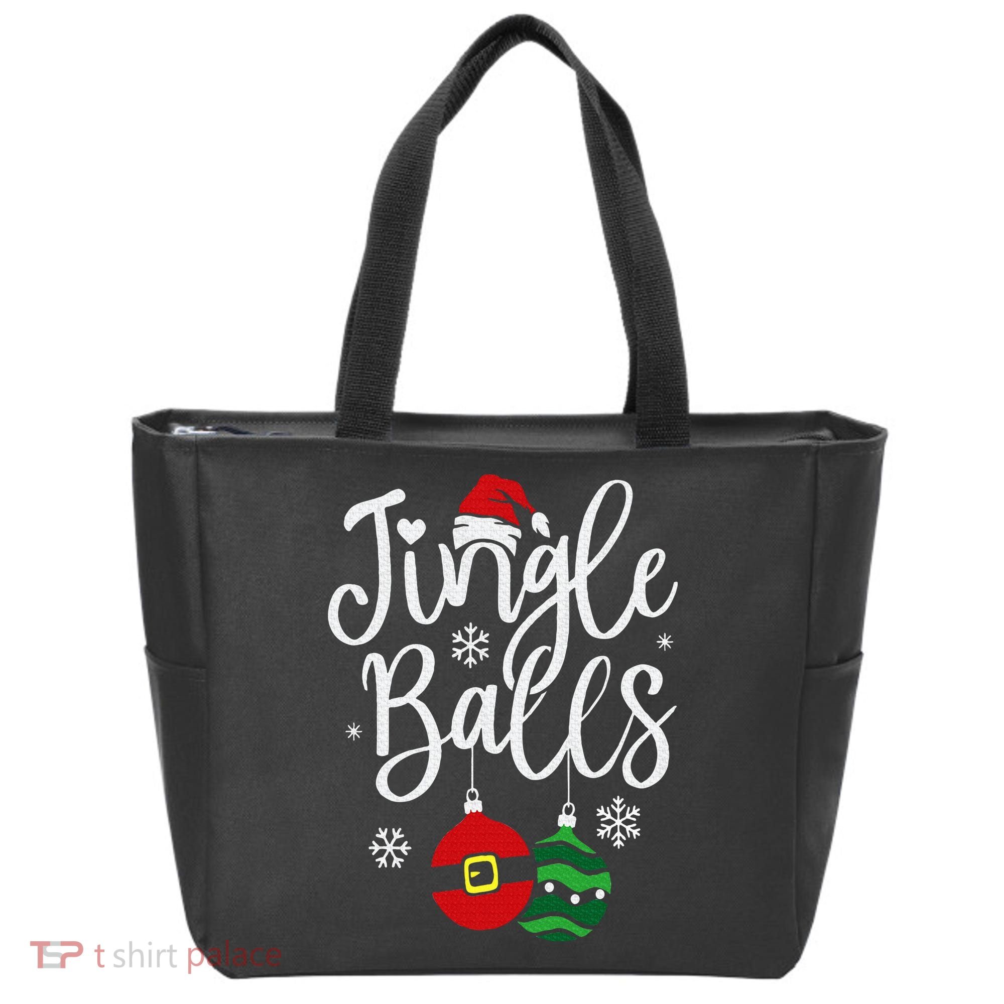 Jingle Balls Christmas Chest Nuts Matching Couple Chestnuts Tote Bag