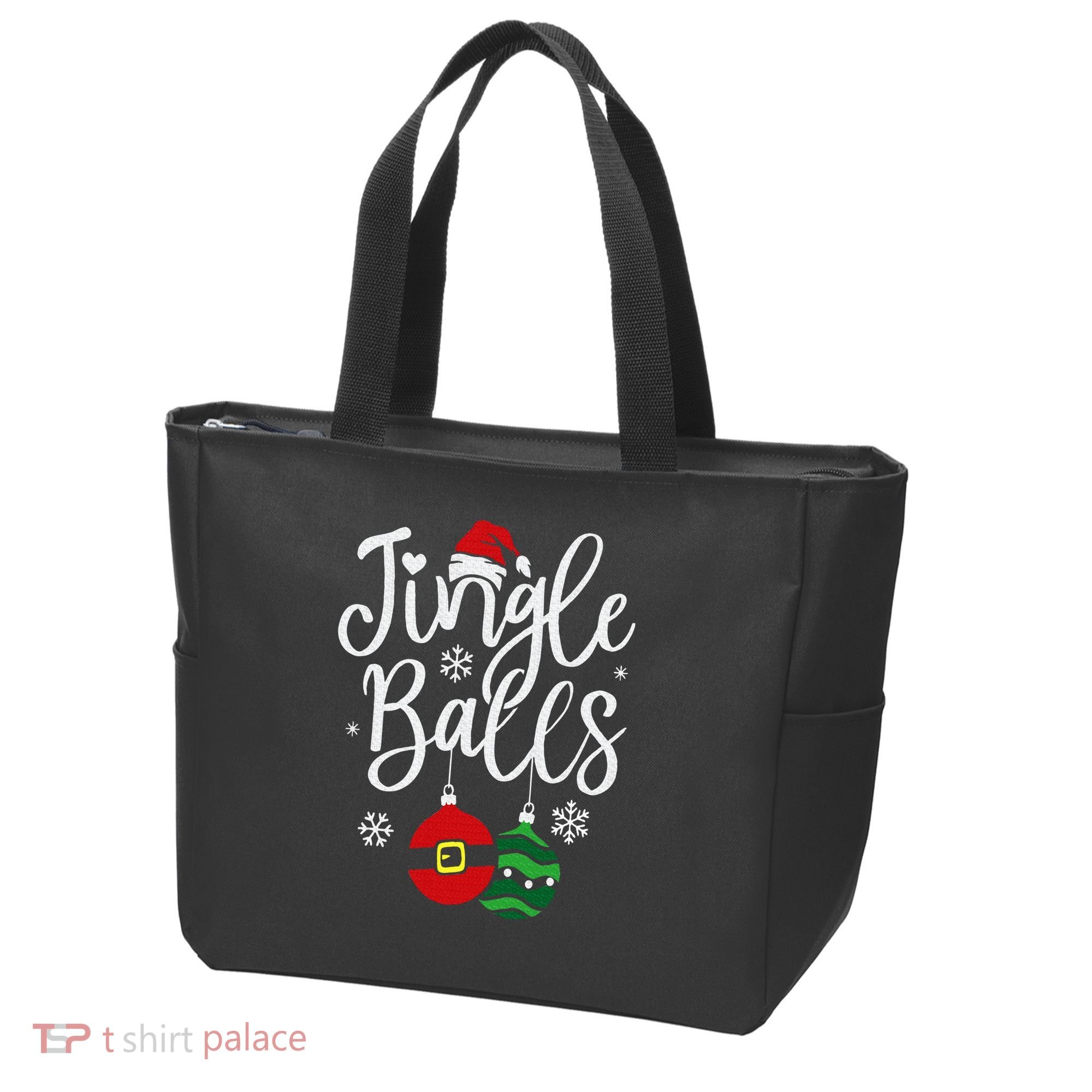 Jingle Balls Christmas Chest Nuts Matching Couple Chestnuts Tote Bag