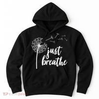 Just Breathe Dandelion Mental Health Hoodie thumb 0