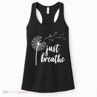 Just Breathe Dandelion Mental Health Women's Tank Top thumb 0