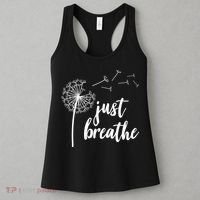 Just Breathe Dandelion Mental Health Women's Tank Top thumb 3