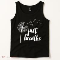 Just Breathe Dandelion Mental Health Tank Top thumb 2