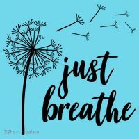 Just Breathe Dandelion Mental Health Long Sleeve Shirt thumb 2