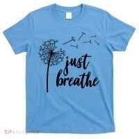 Just Breathe Dandelion Mental Health T-Shirt thumb 0
