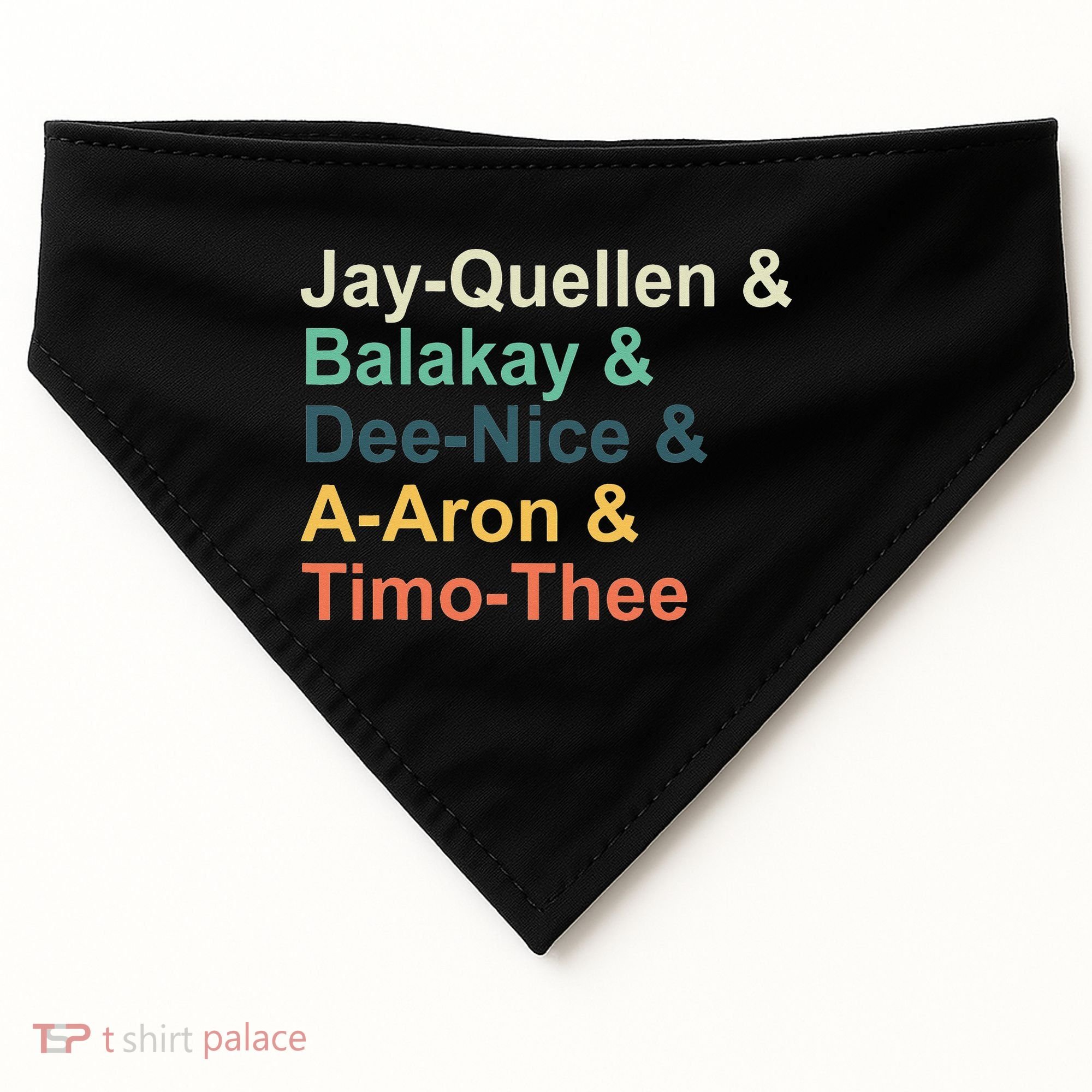 Jayquellen & Balakay & Deenice & Aaron & Timothee USA-Made Doggie Bandana