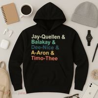 Jayquellen & Balakay & Deenice & Aaron & Timothee Hoodie thumb 3