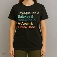 Jayquellen & Balakay & Deenice & Aaron & Timothee T-Shirt thumb 4