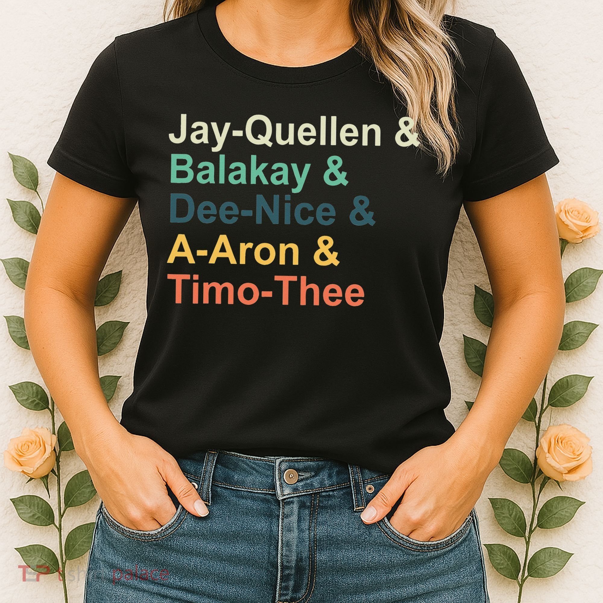 Jayquellen & Balakay & Deenice & Aaron & Timothee Women's T-Shirt