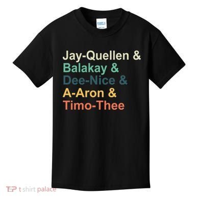 Jayquellen & Balakay & Deenice & Aaron & Timothee Kids T-Shirt
