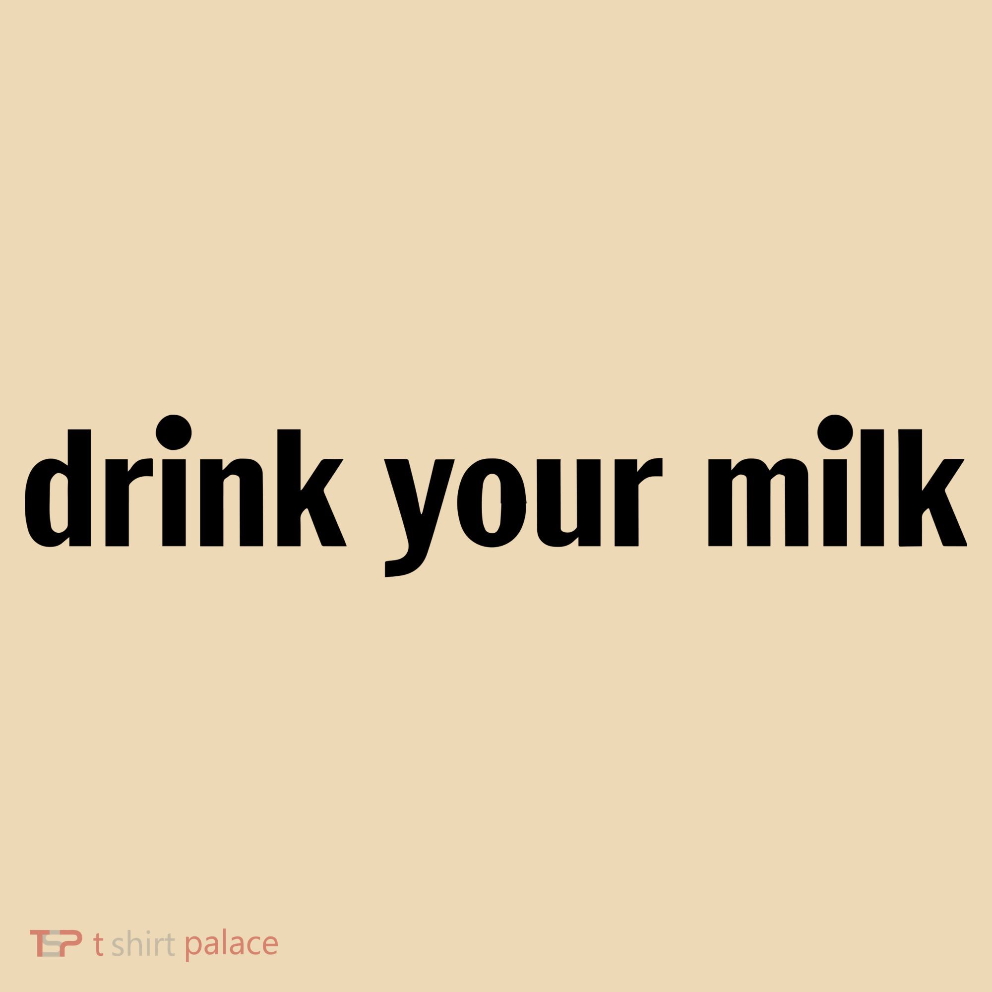 Drink Your Milk Daily Funny Meme Tote Bag