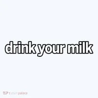 Drink Your Milk Funny Slogan Doggie Tank thumb 4