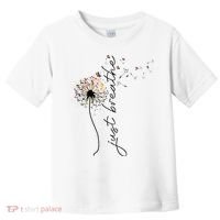 Just Breathe Dandelion And Buterflies Summer Top Toddler T-Shirt thumb 0