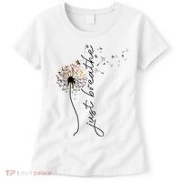 Just Breathe Dandelion And Buterflies Summer Top Women's T-Shirt thumb 0