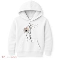 Just Breathe Dandelion And Buterflies Summer Top Kids Hoodie thumb 0