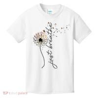 Just Breathe Dandelion And Buterflies Summer Top Kids T-Shirt thumb 0