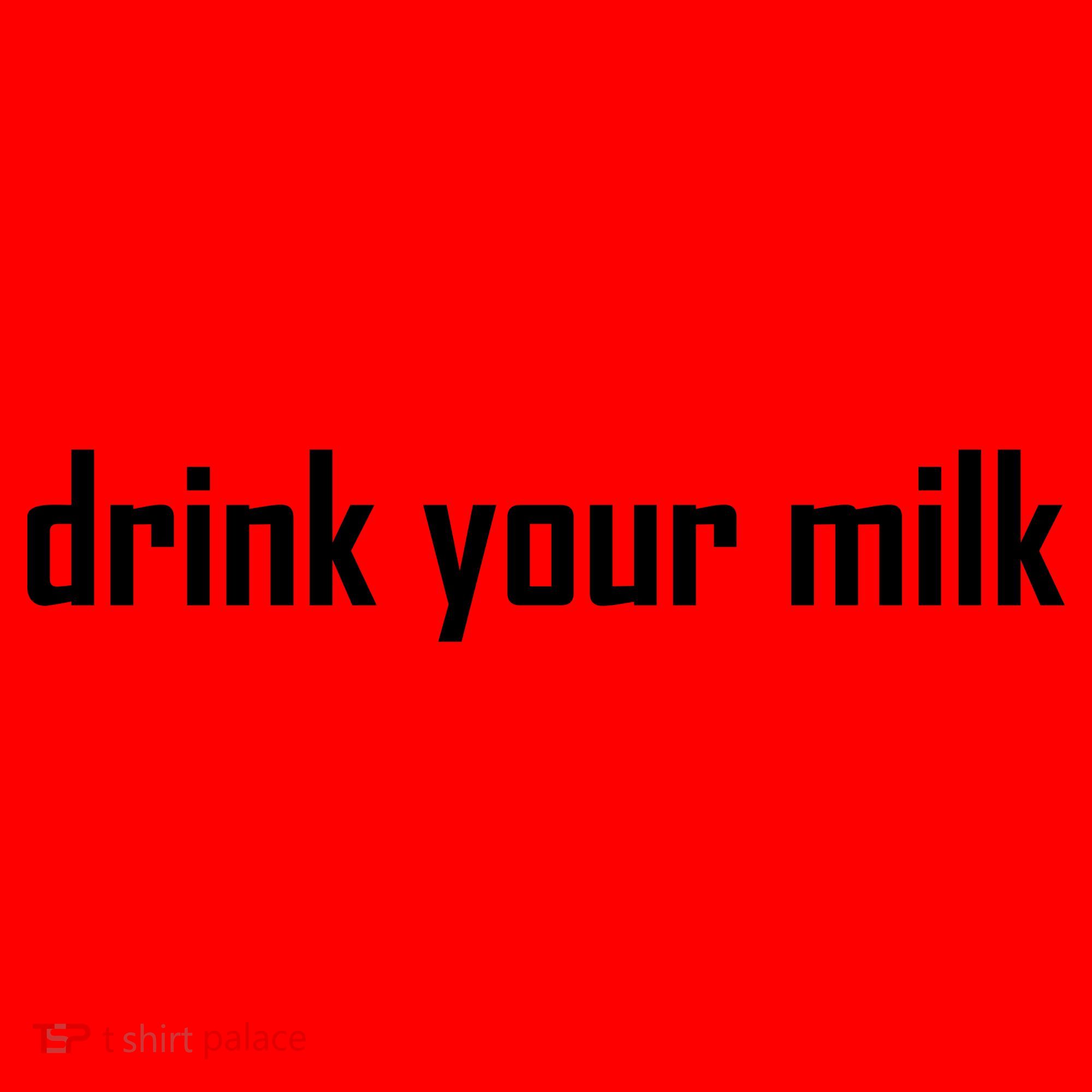 Drink Your Milk Santa Hat