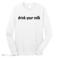 Drink Your Milk Long Sleeve Shirt thumb 0