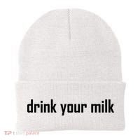 Drink Your Milk Beanie thumb 0