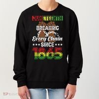 Juneteenth Breaking Every Chain Since 1865 African Women's Sweatshirt thumb 0