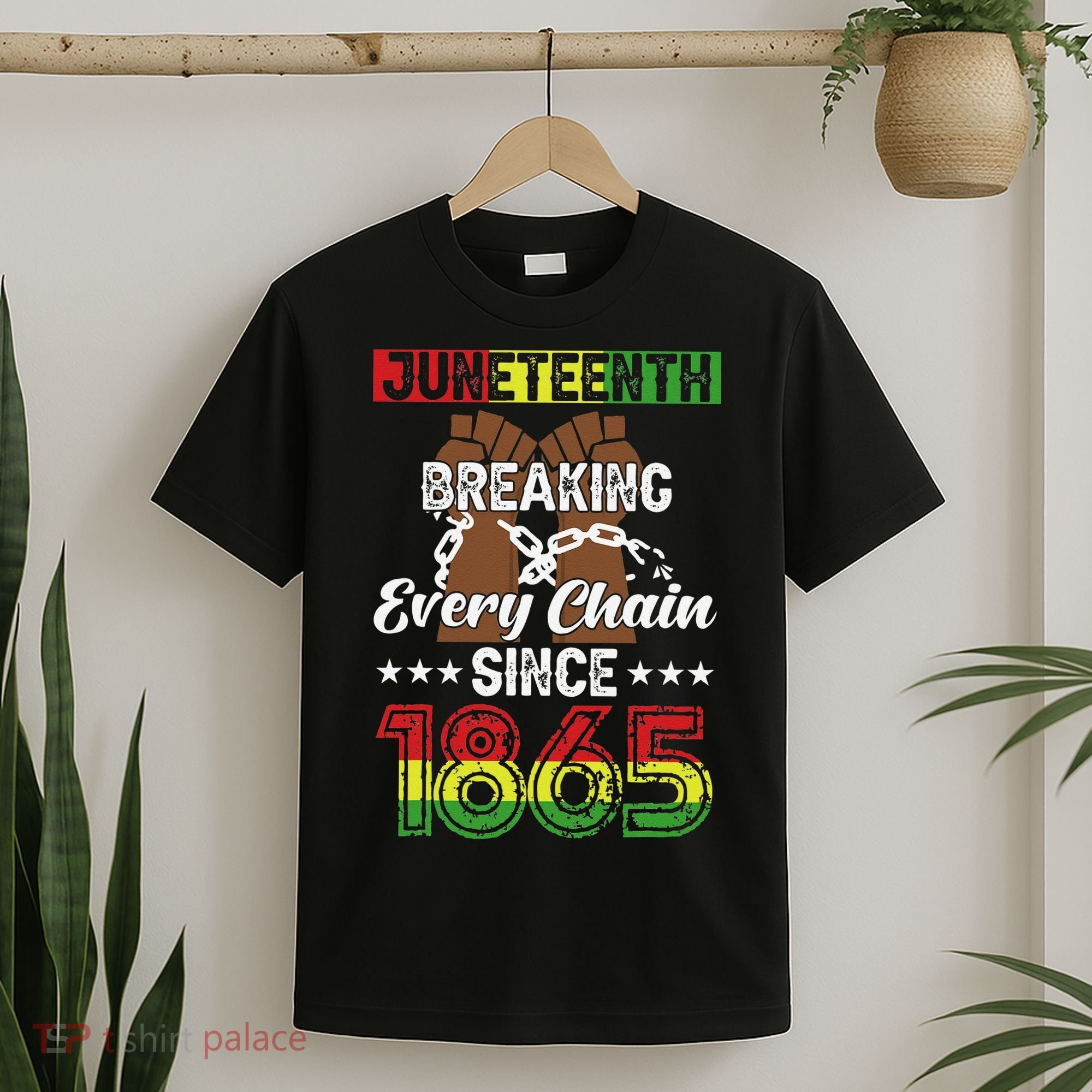 Juneteenth Breaking Every Chain Since 1865 African T-Shirt