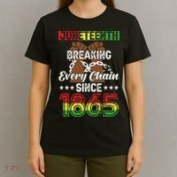 Juneteenth Breaking Every Chain Since 1865 African T-Shirt thumb 4